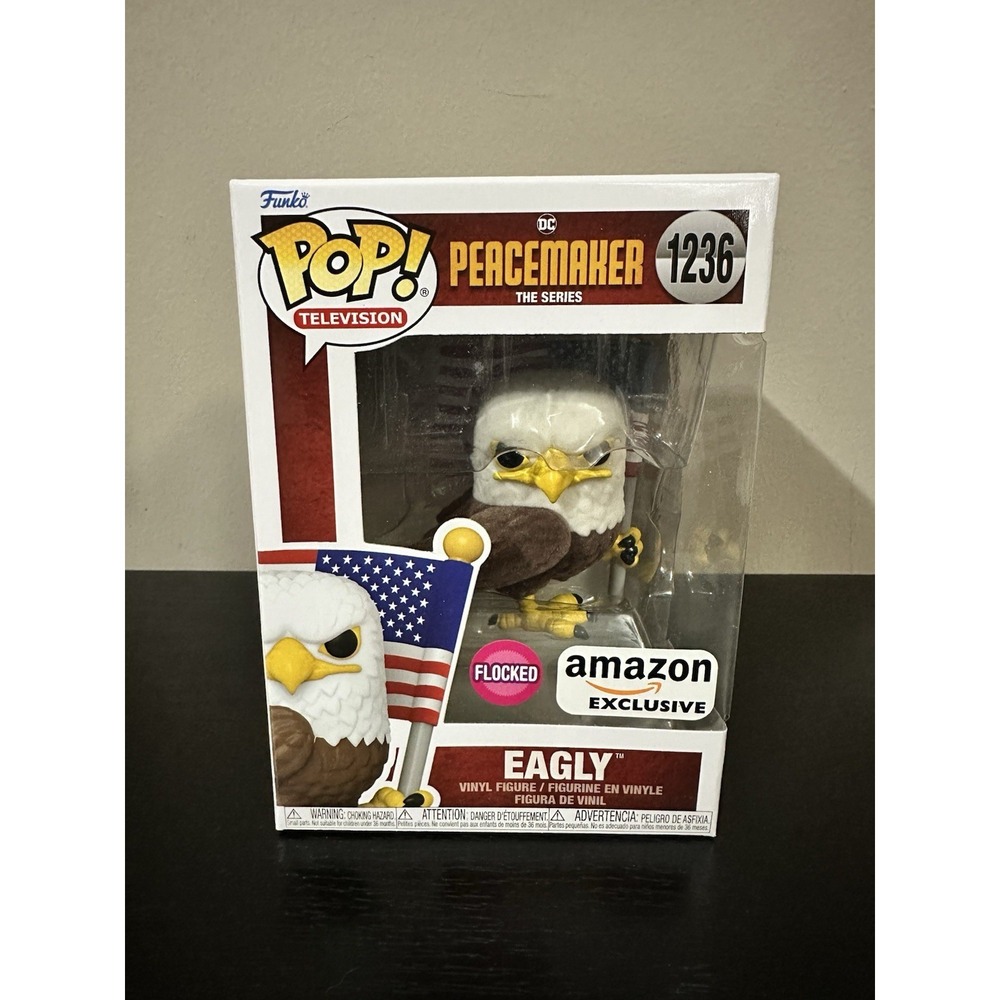 Funko Pop! Vinyl:‎ DC Peacemaker Eagly (Flocked) - Amazon (Exclusive) #1236